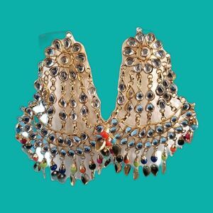 Dangle Earrings Beaded Dance Boho Drop Artsy Fairy Statement Hook Peirced